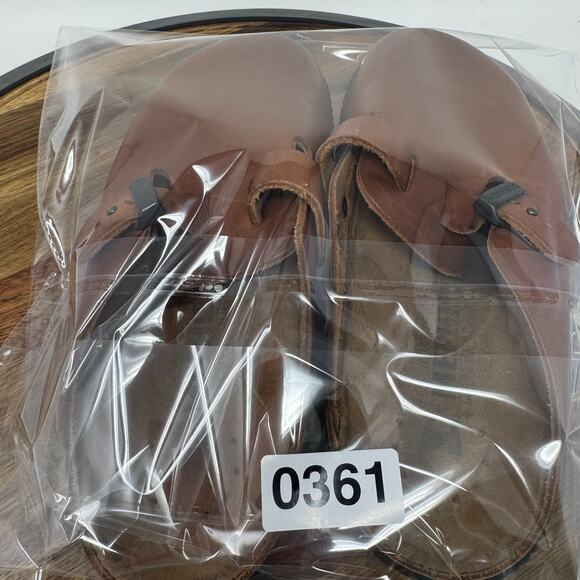 Mephisto Nathan Clog Brown Sandal Shoe Slip-On Leather Size EU 39/US Women's 9 - Picture 11 of 11